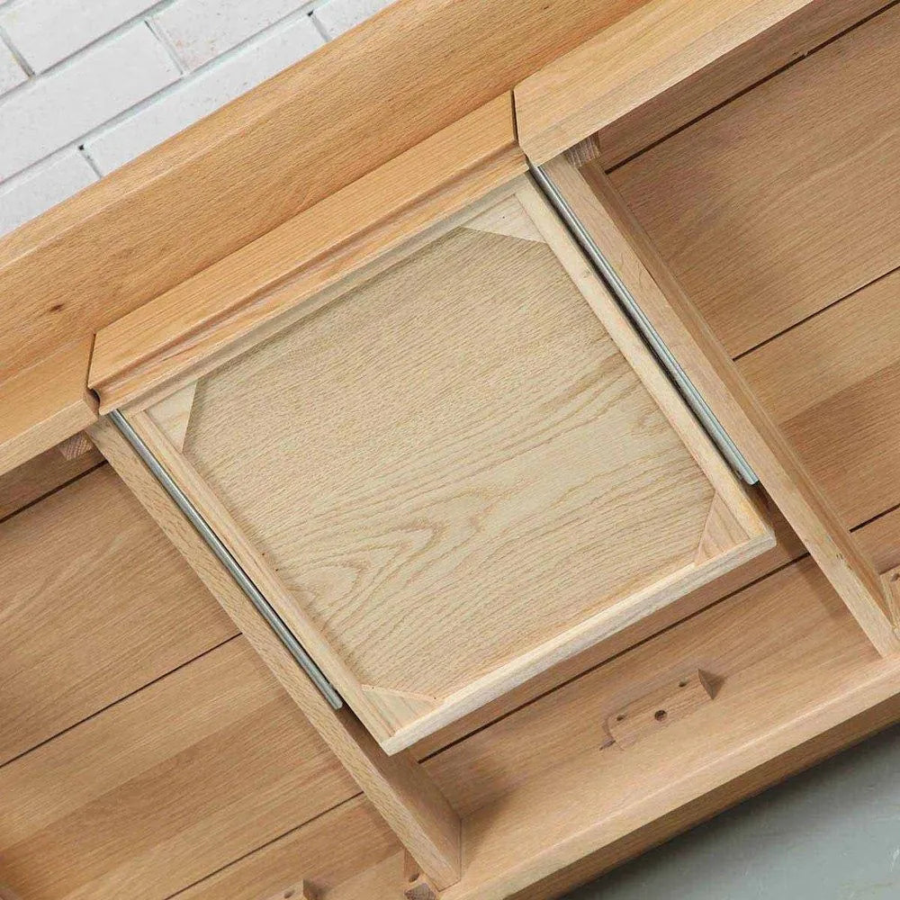 Jolanda Office Desk 130 x 70cm Solid American Oak