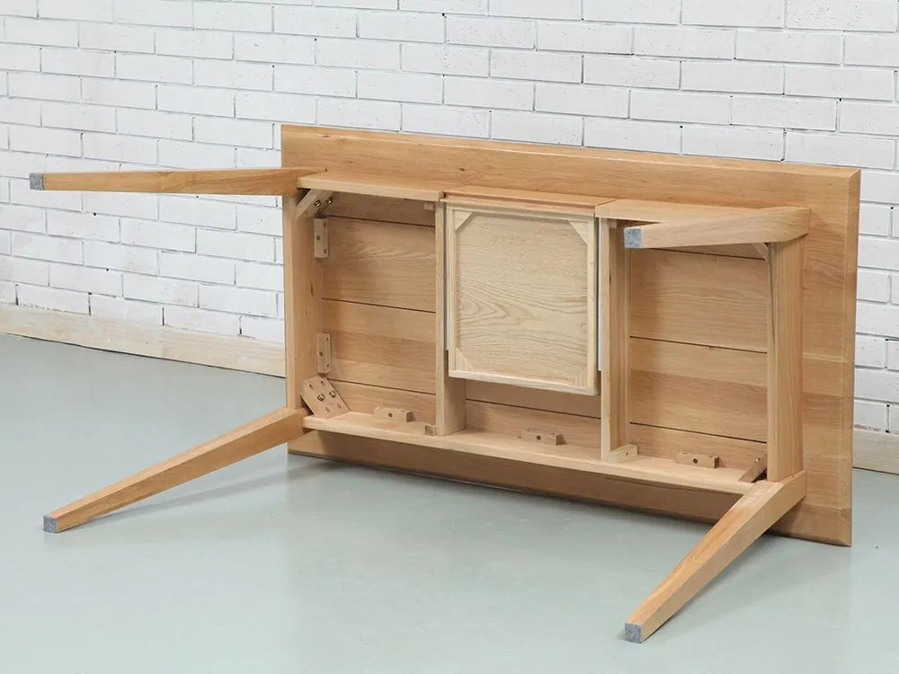 Jolanda Office Desk 130 x 70cm Solid American Oak