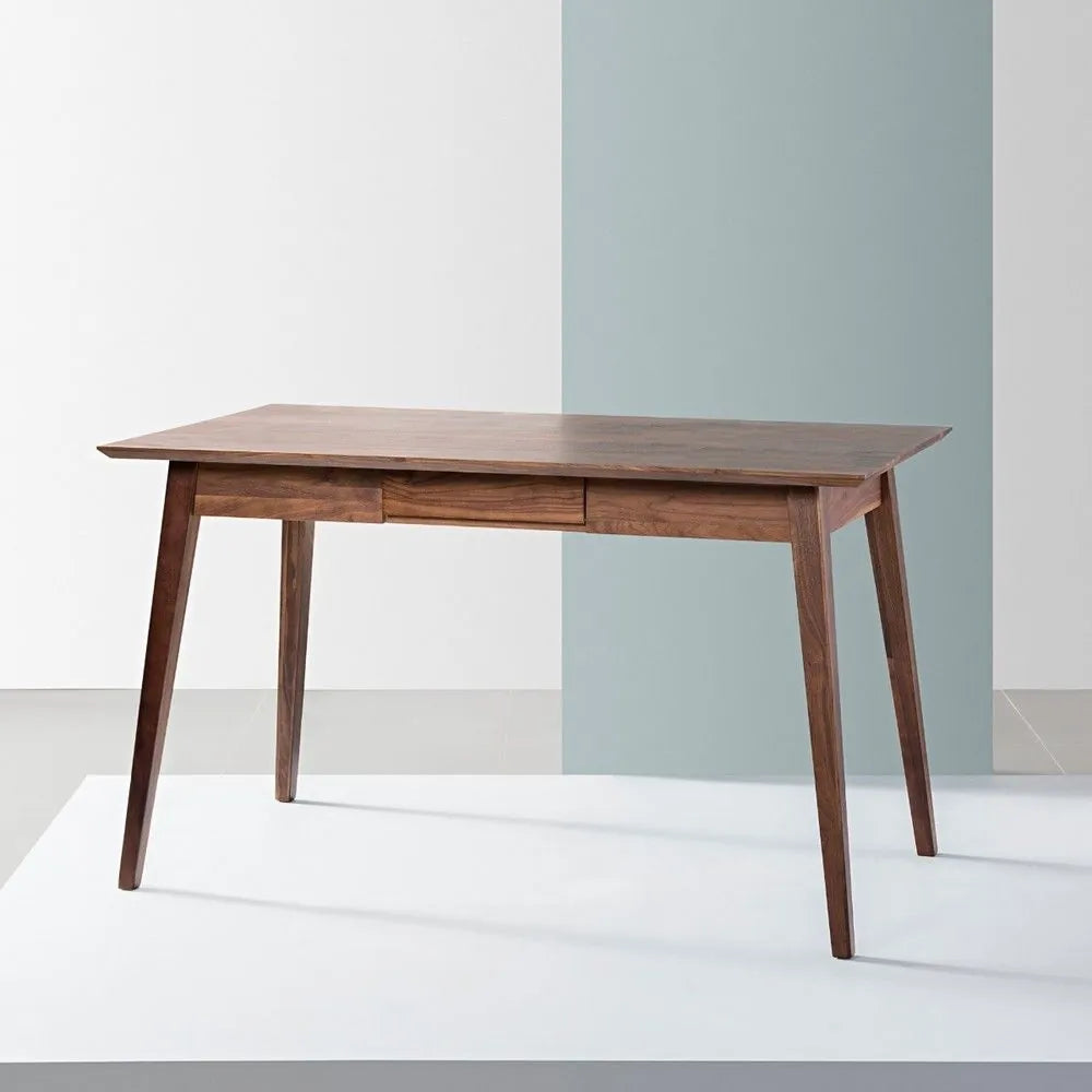 Jolanda Office Desk 130 x 70cm Solid American Walnut