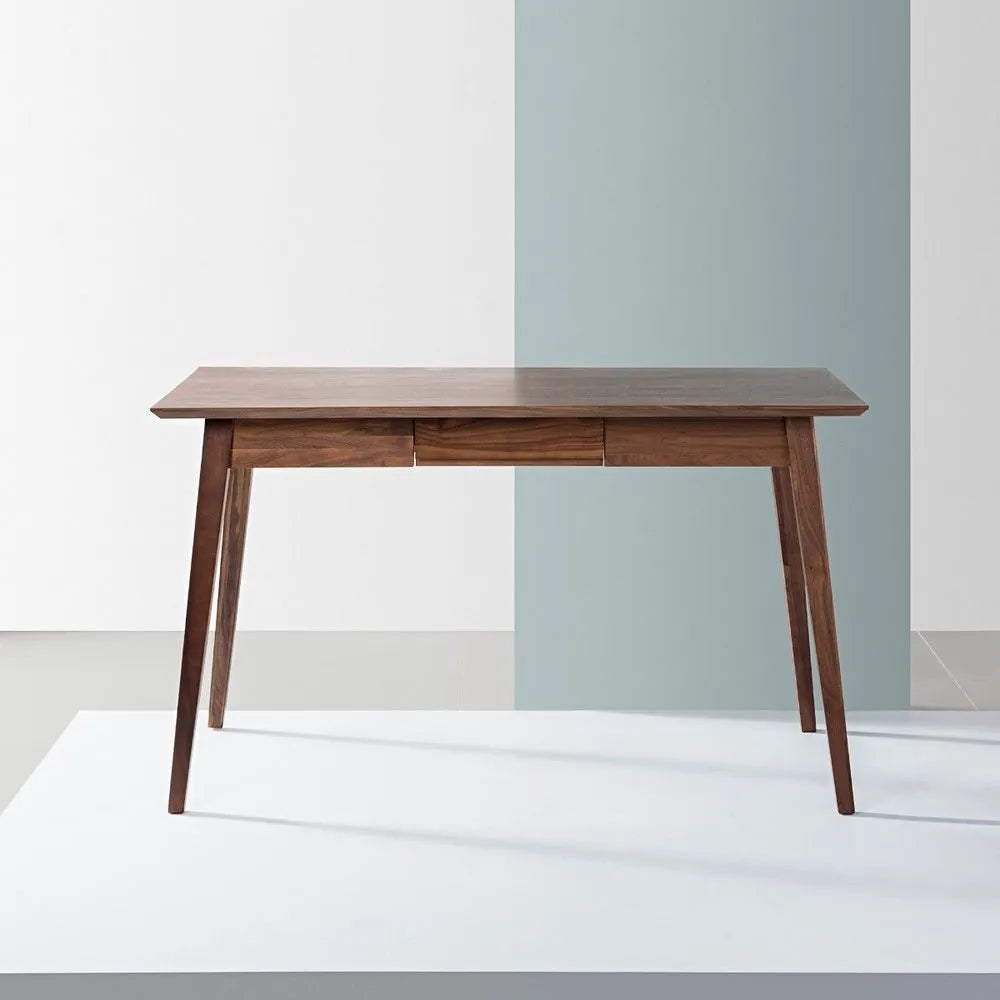 Jolanda Office Desk 130 x 70cm Solid American Walnut