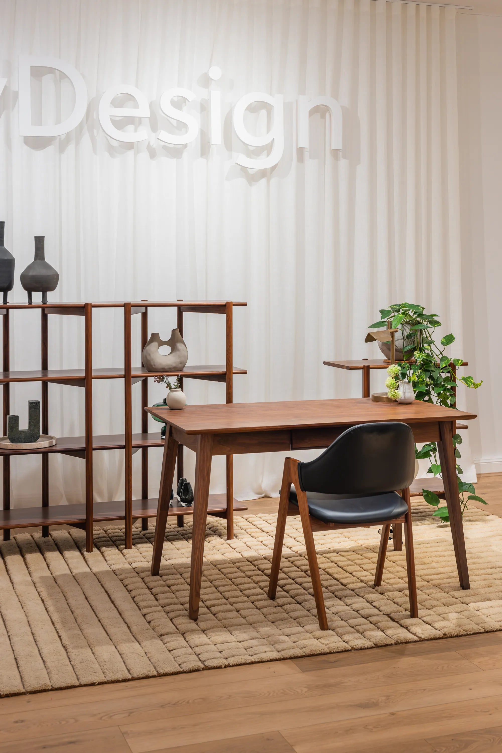 Jolanda Office Desk 130 x 70cm Solid American Walnut