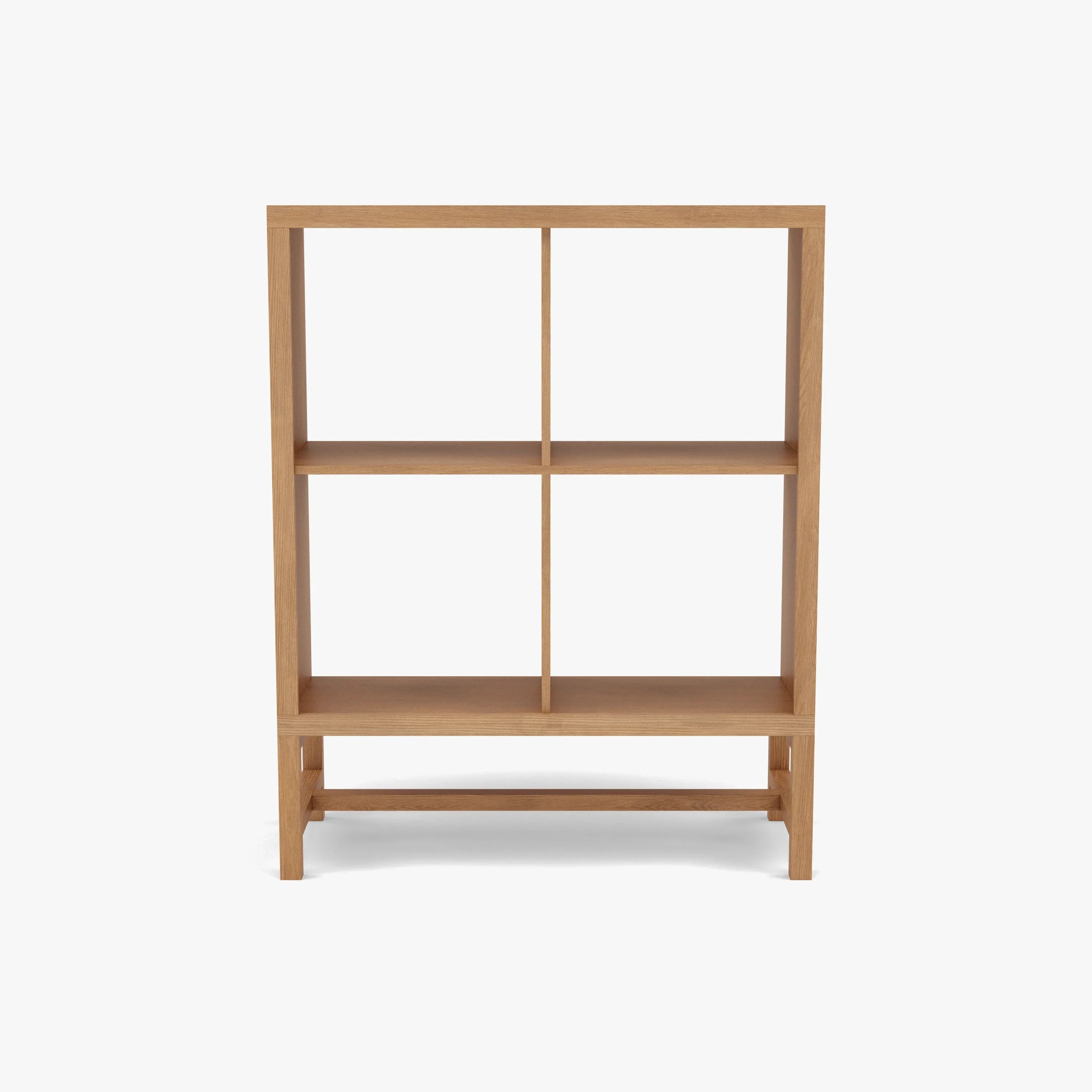 Jonas Display Shelf 2 x 2 75 x 33 x 94cm American Oak