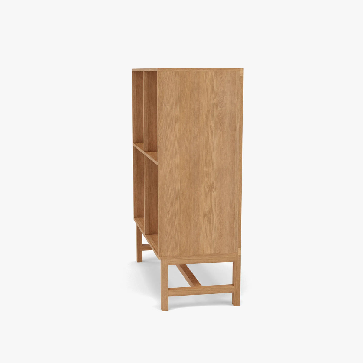 Jonas Display Shelf 2 x 2 75 x 33 x 94cm American Oak