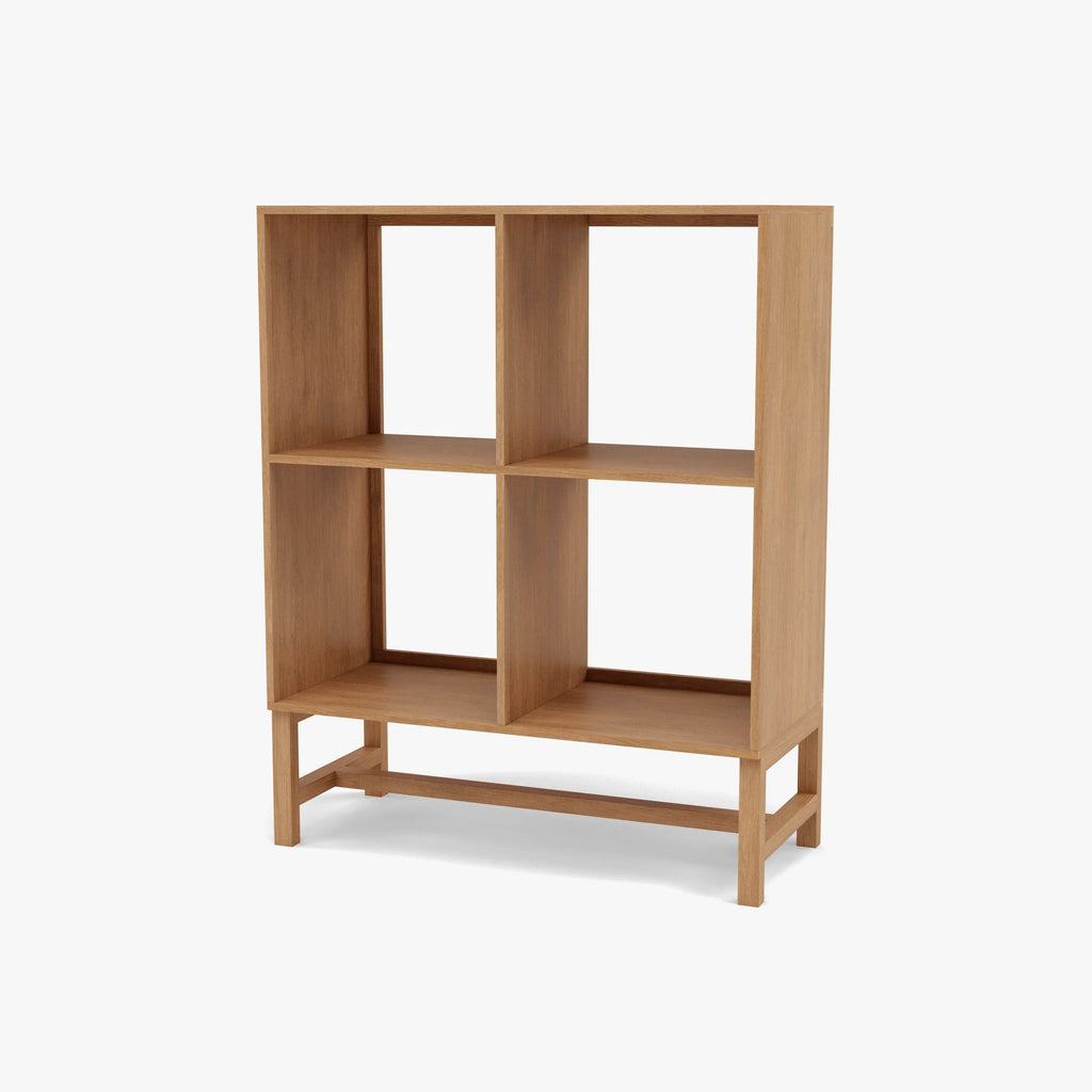 Jonas Display Shelf 2 x 2 75 x 33 x 94cm American Oak