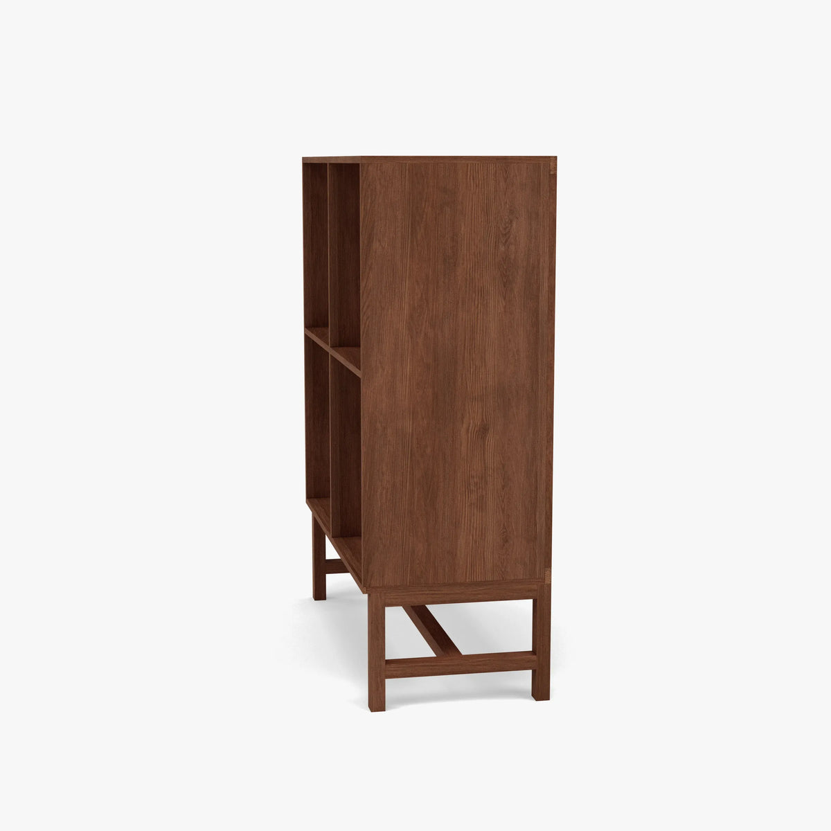 Jonas Display Shelf 2 x 2 75 x 33 x 94cm American Walnut