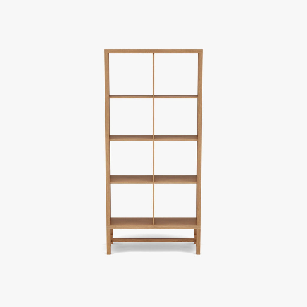 Jonas Display Shelf 2 x 4 75 x 33 x 162cm American Oak