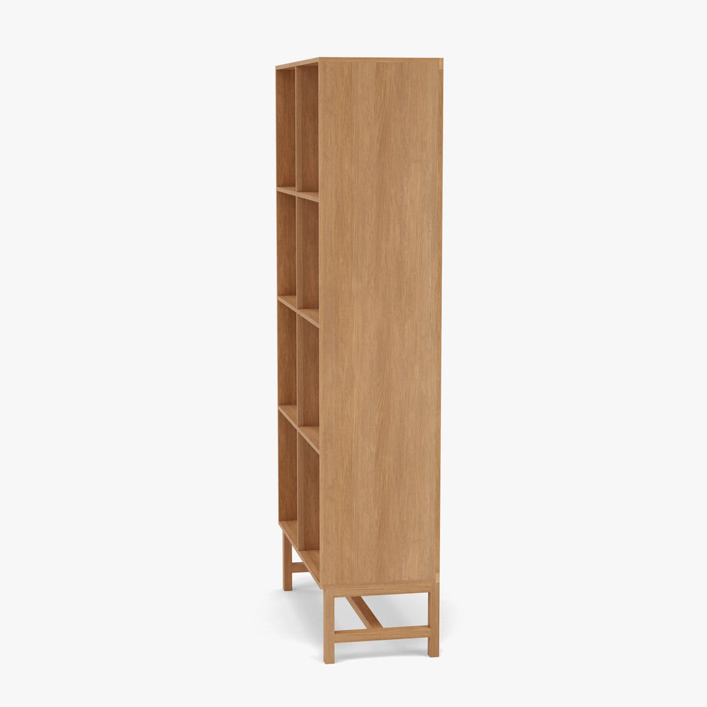 Jonas Display Shelf 2 x 4 75 x 33 x 162cm American Oak
