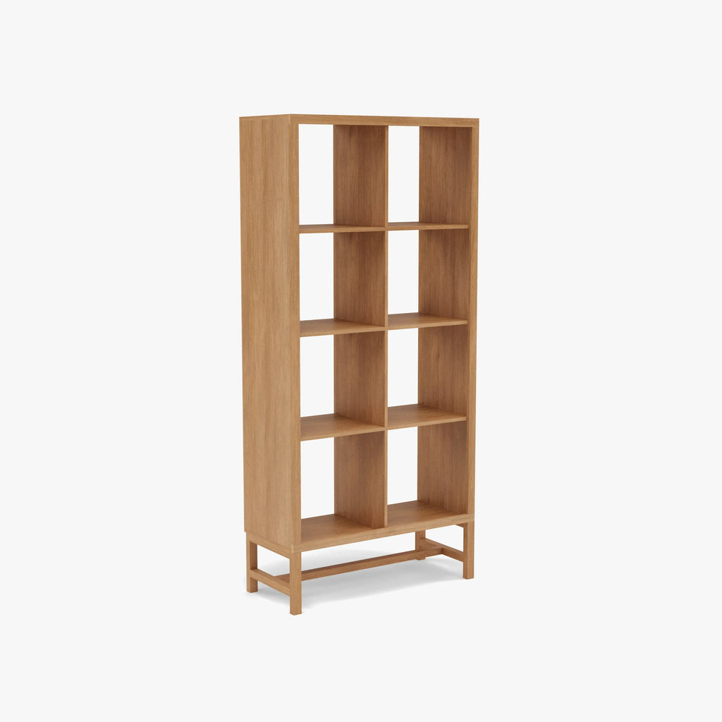 Jonas Display Shelf 2 x 4 75 x 33 x 162cm American Oak