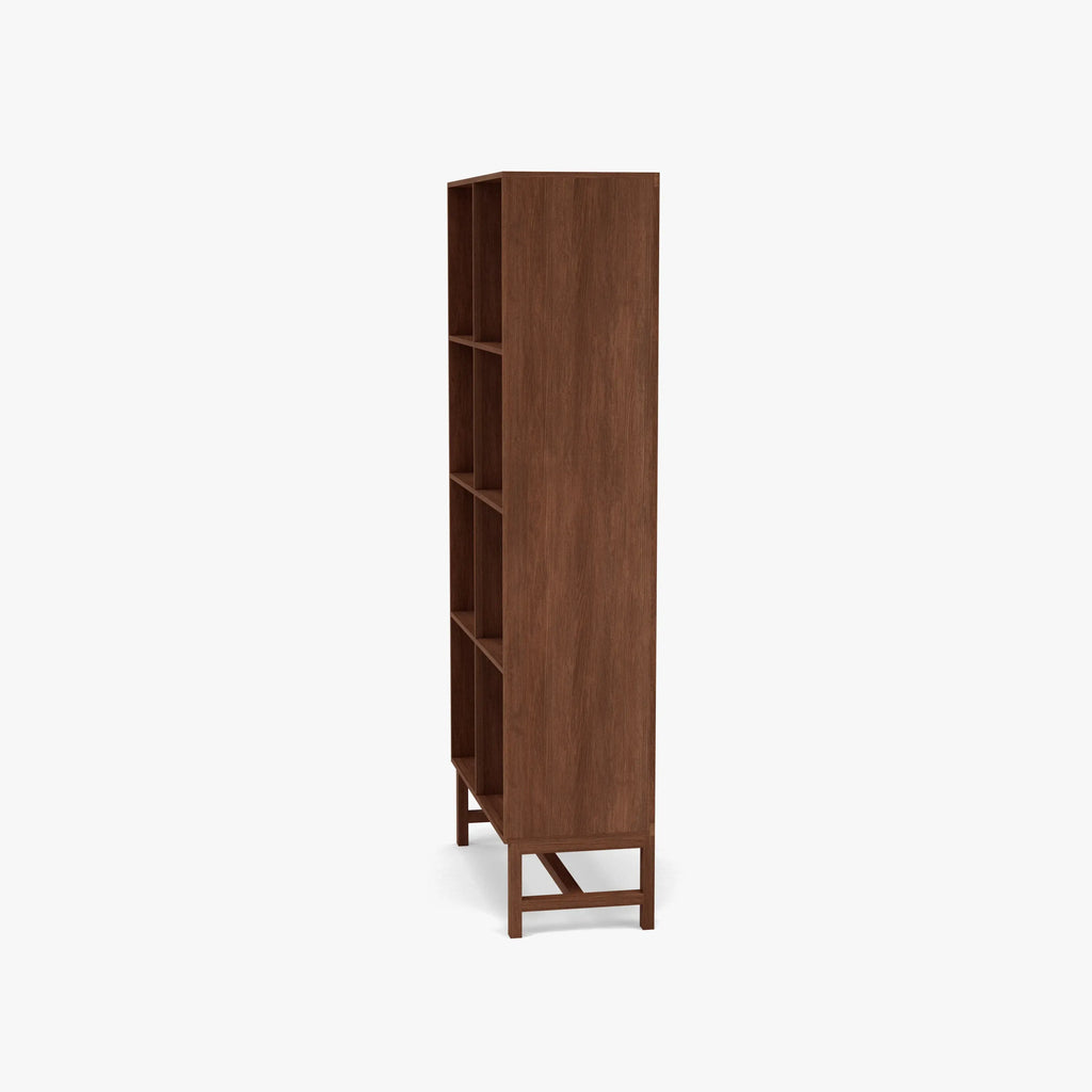 Jonas Display Shelf 2 x 4 75 x 33 x 162cm American Walnut