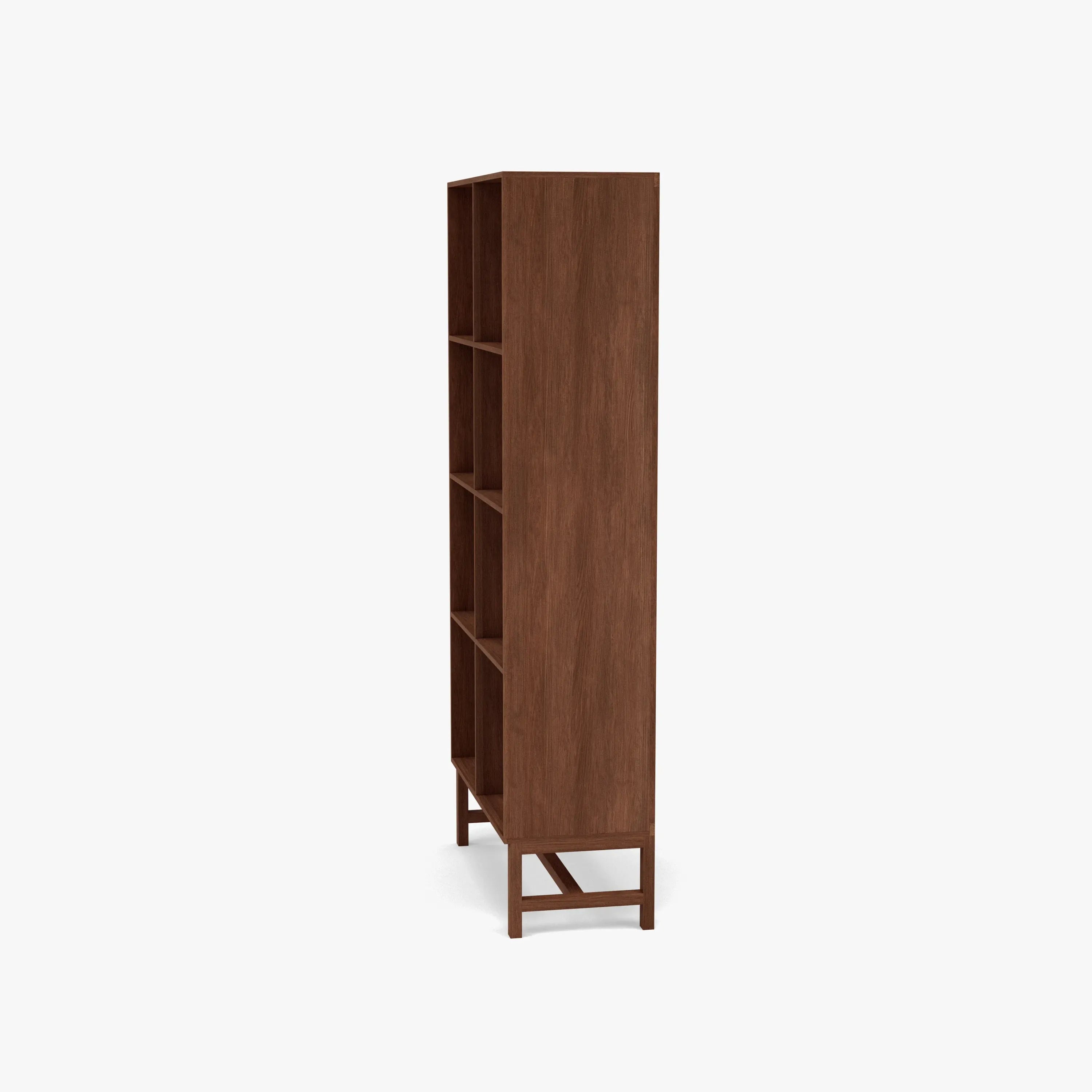 Jonas Display Shelf 2 x 4 75 x 33 x 162cm American Walnut