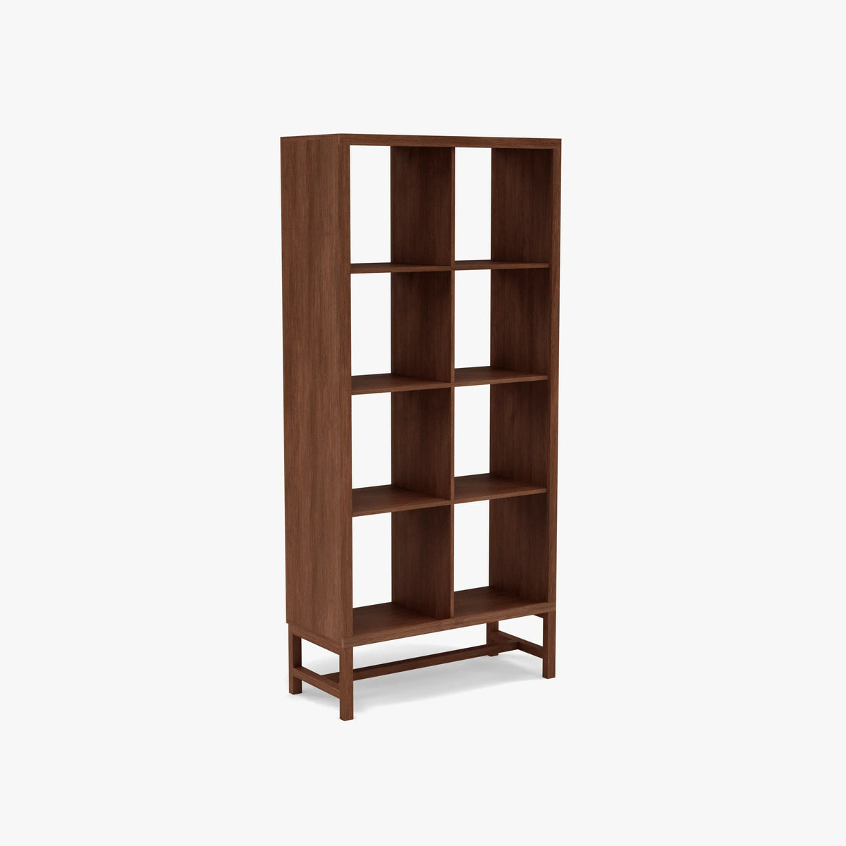 Jonas Display Shelf 2 x 4 75 x 33 x 162cm American Walnut