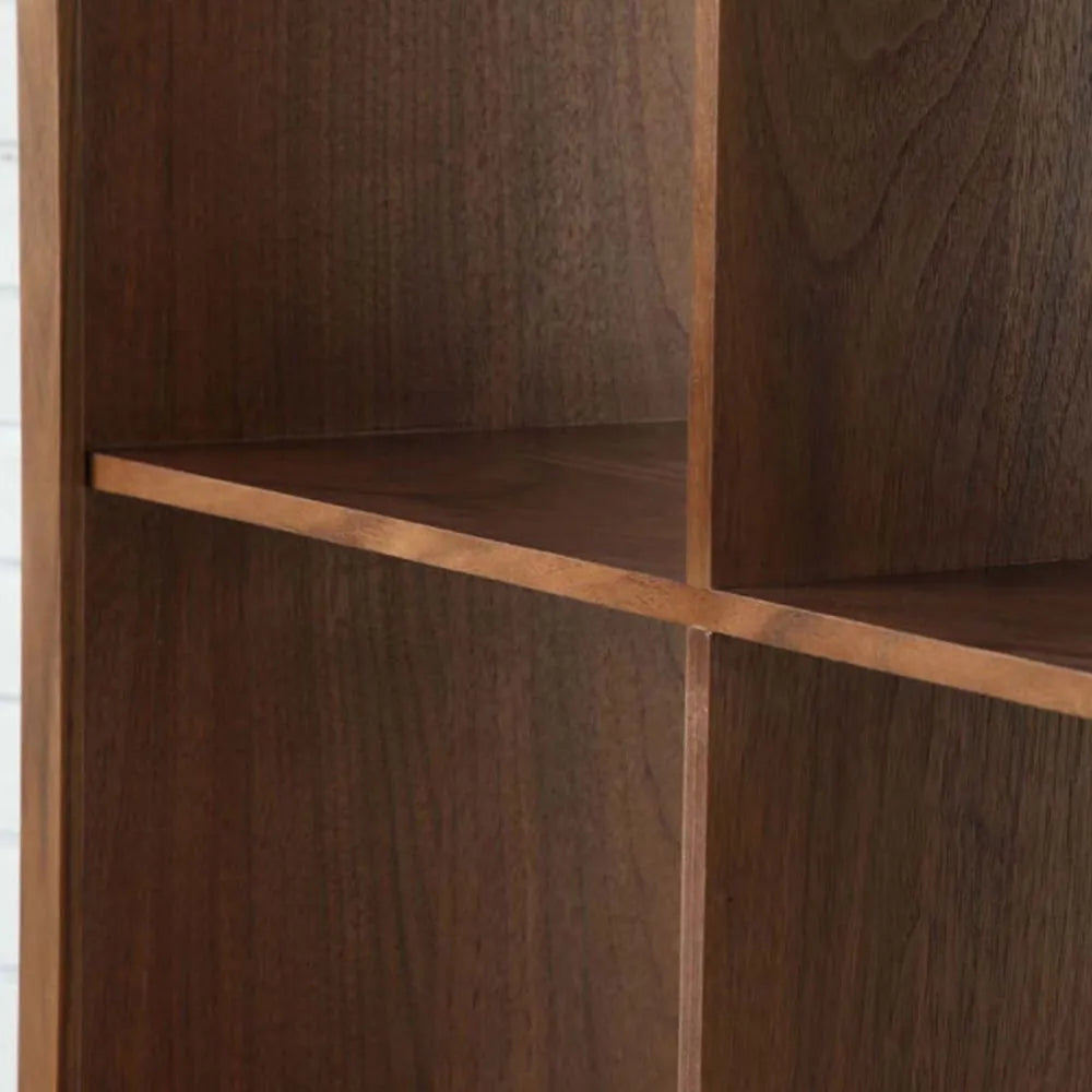 Jonas Display Shelf 2 x 4 75 x 33 x 162cm American Walnut