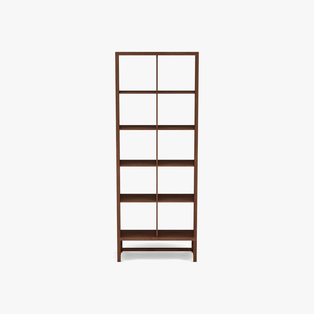 Jonas Display Shelf 2 x 5 75 x 33 x 196cm American Walnut