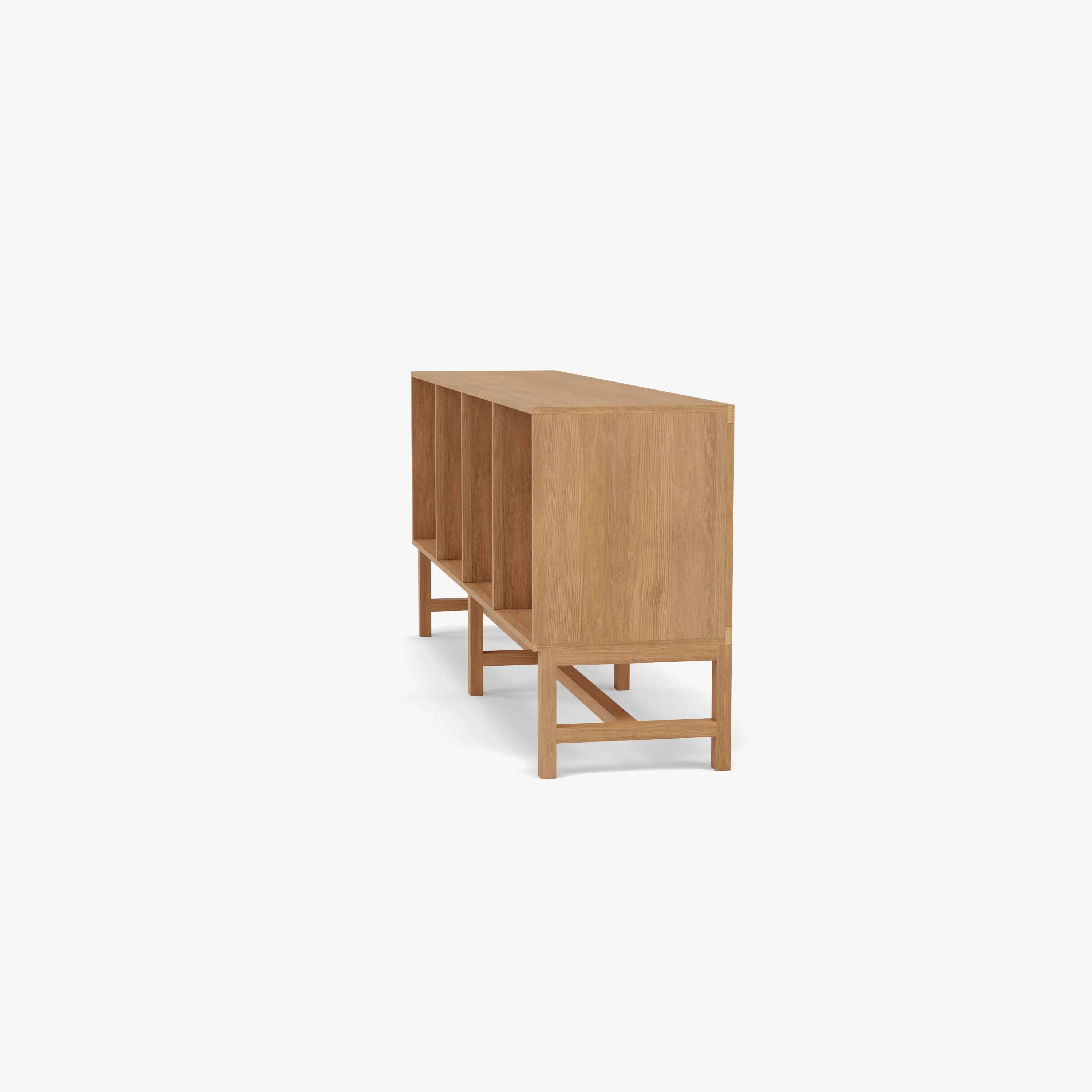 Jonas Display Shelf 4 x 1 145 x 33 x 60cm American Oak