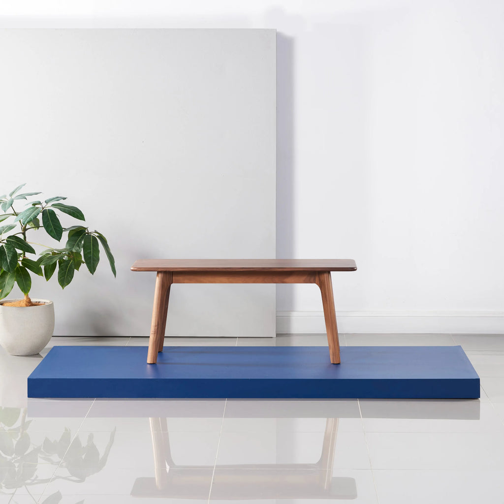 Magnus Bench 110 x 35cm Solid American Walnut