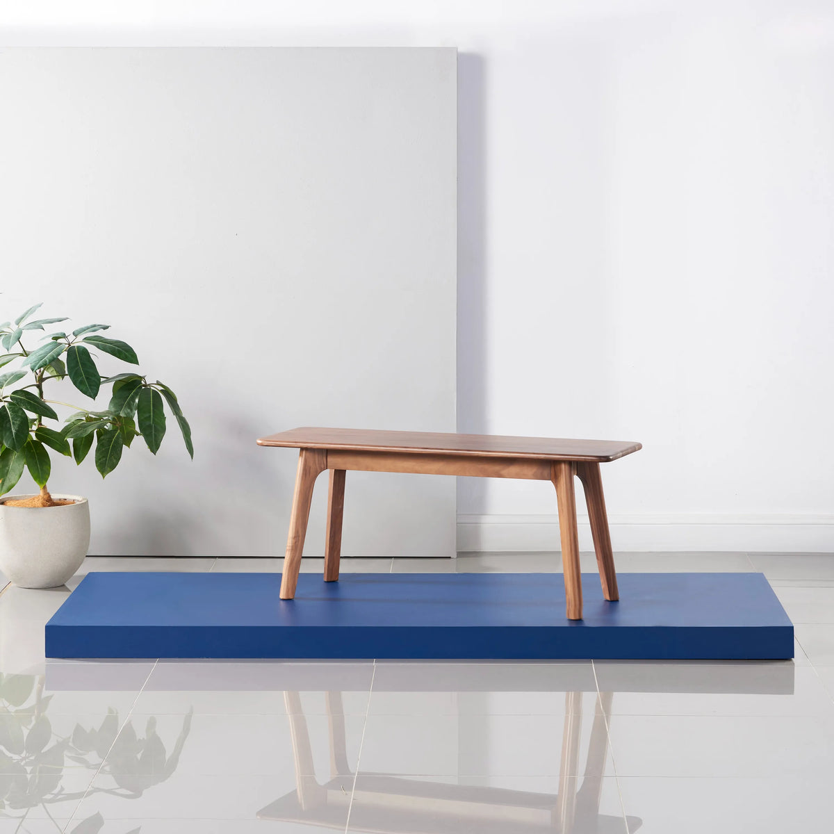 Magnus Bench 110 x 35cm Solid American Walnut