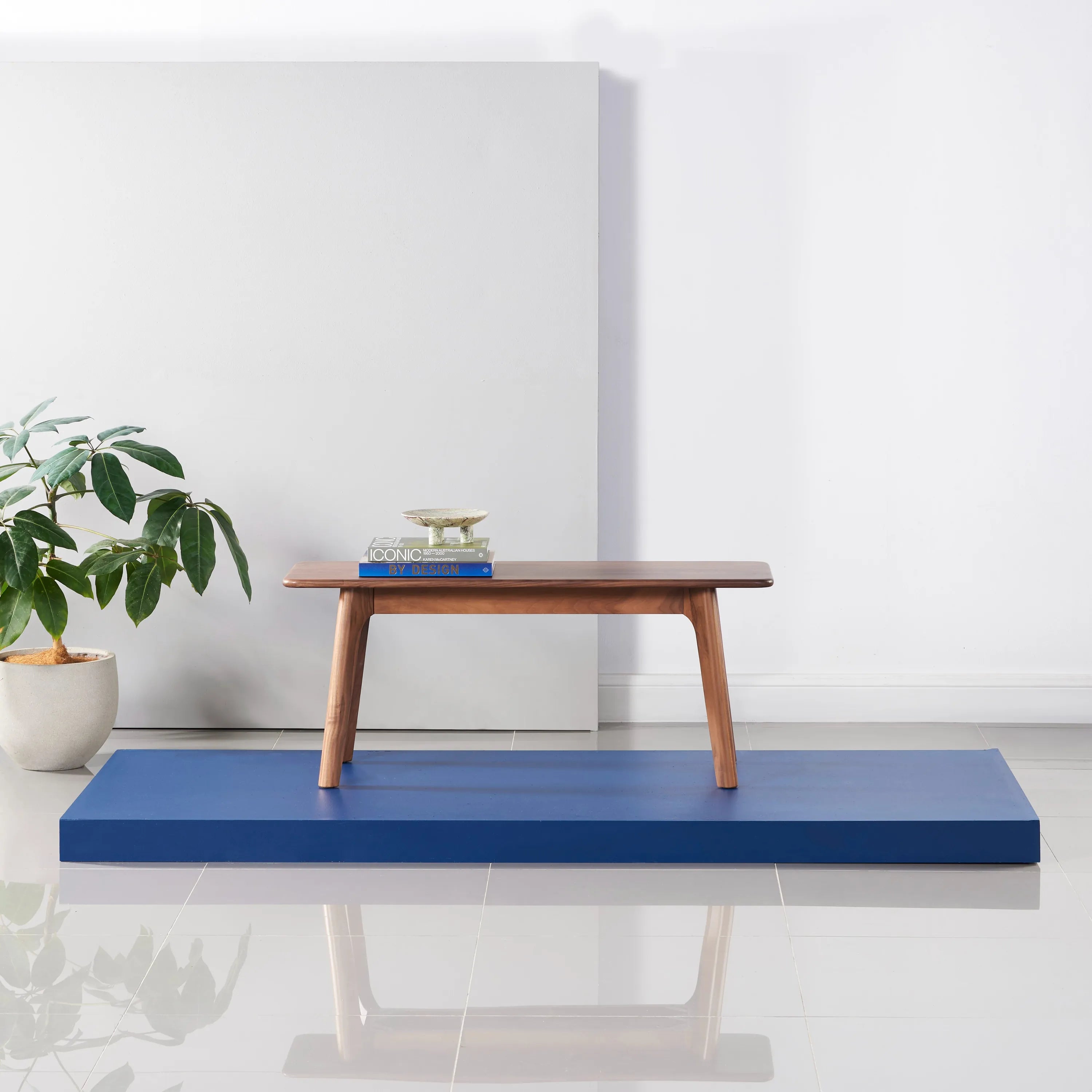 Magnus Bench 110 x 35cm Solid American Walnut