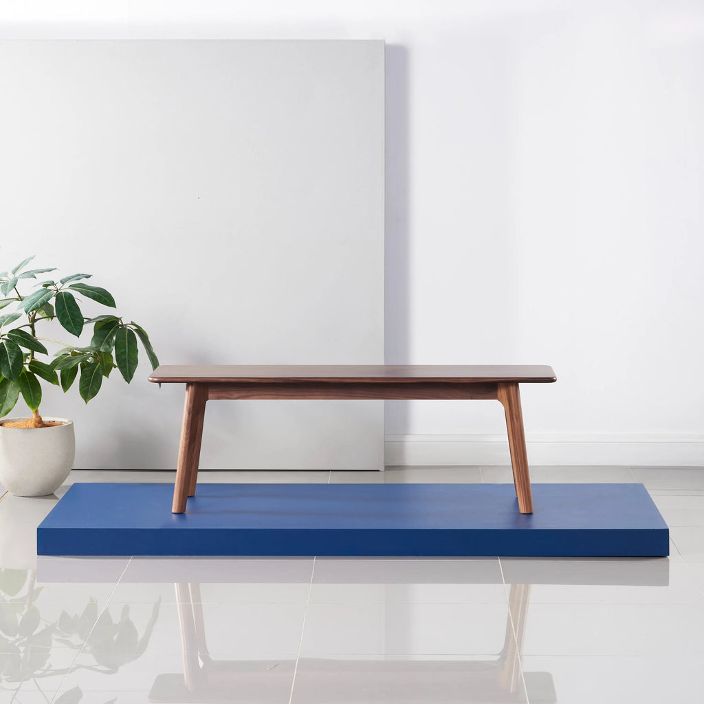 Magnus Bench 140 x 35cm Solid American Walnut