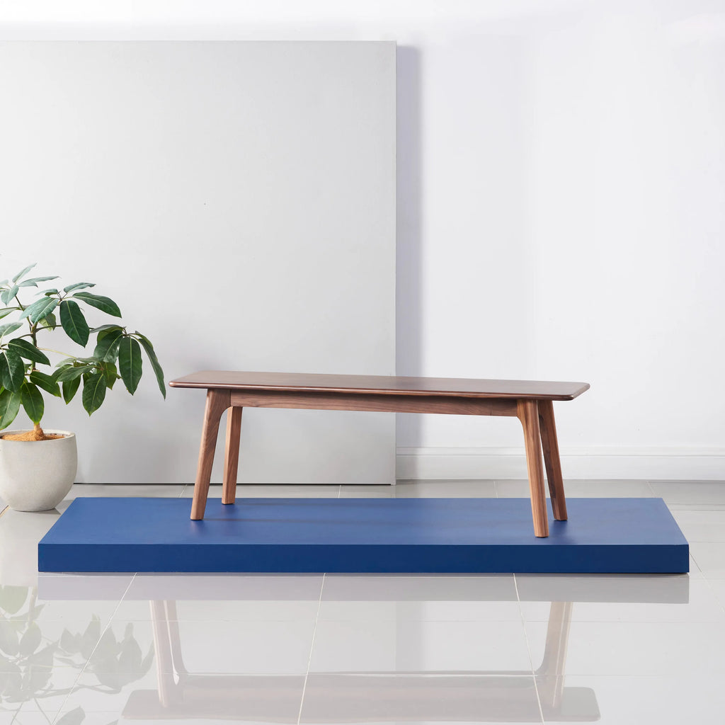Magnus Bench 140 x 35cm Solid American Walnut
