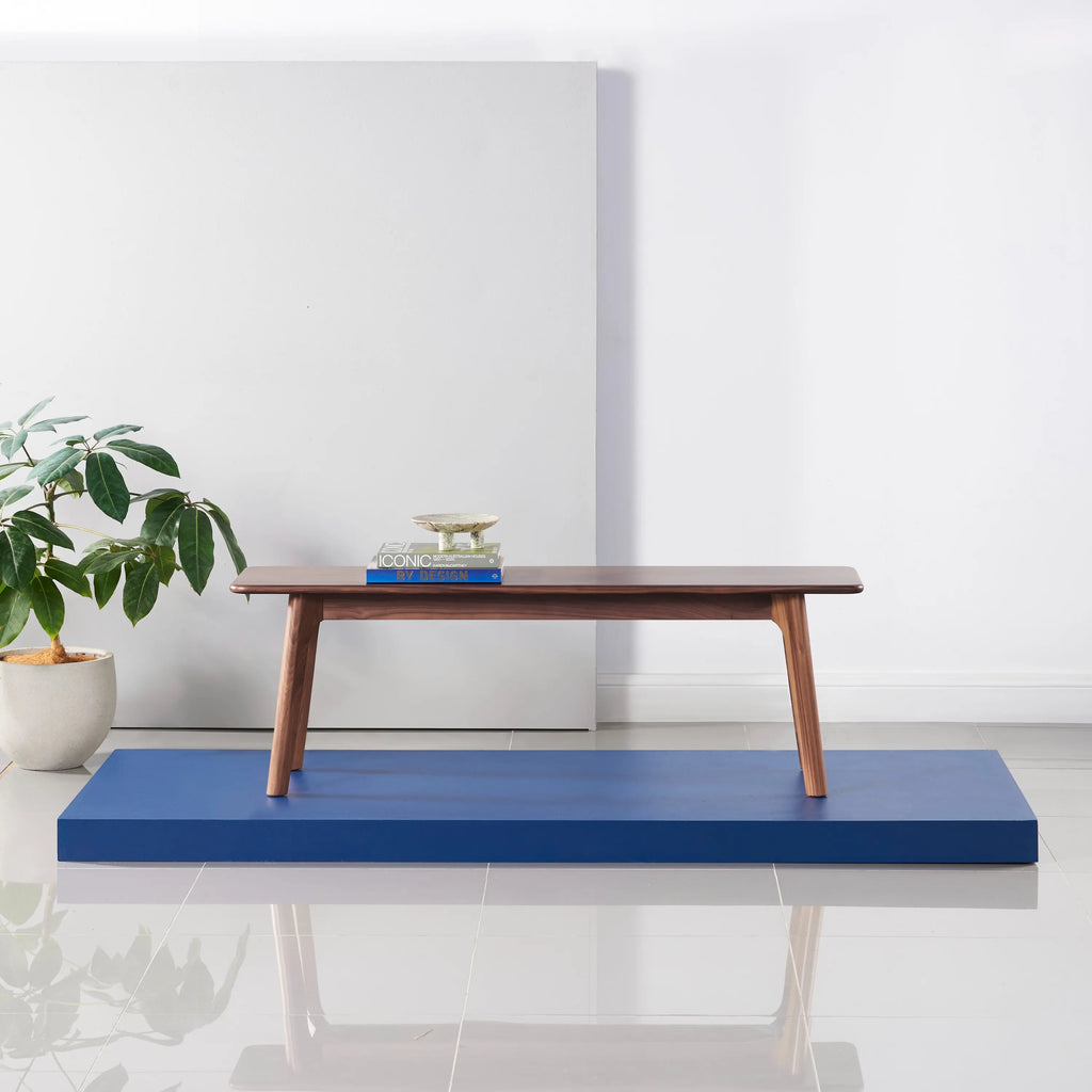 Magnus Bench 140 x 35cm Solid American Walnut