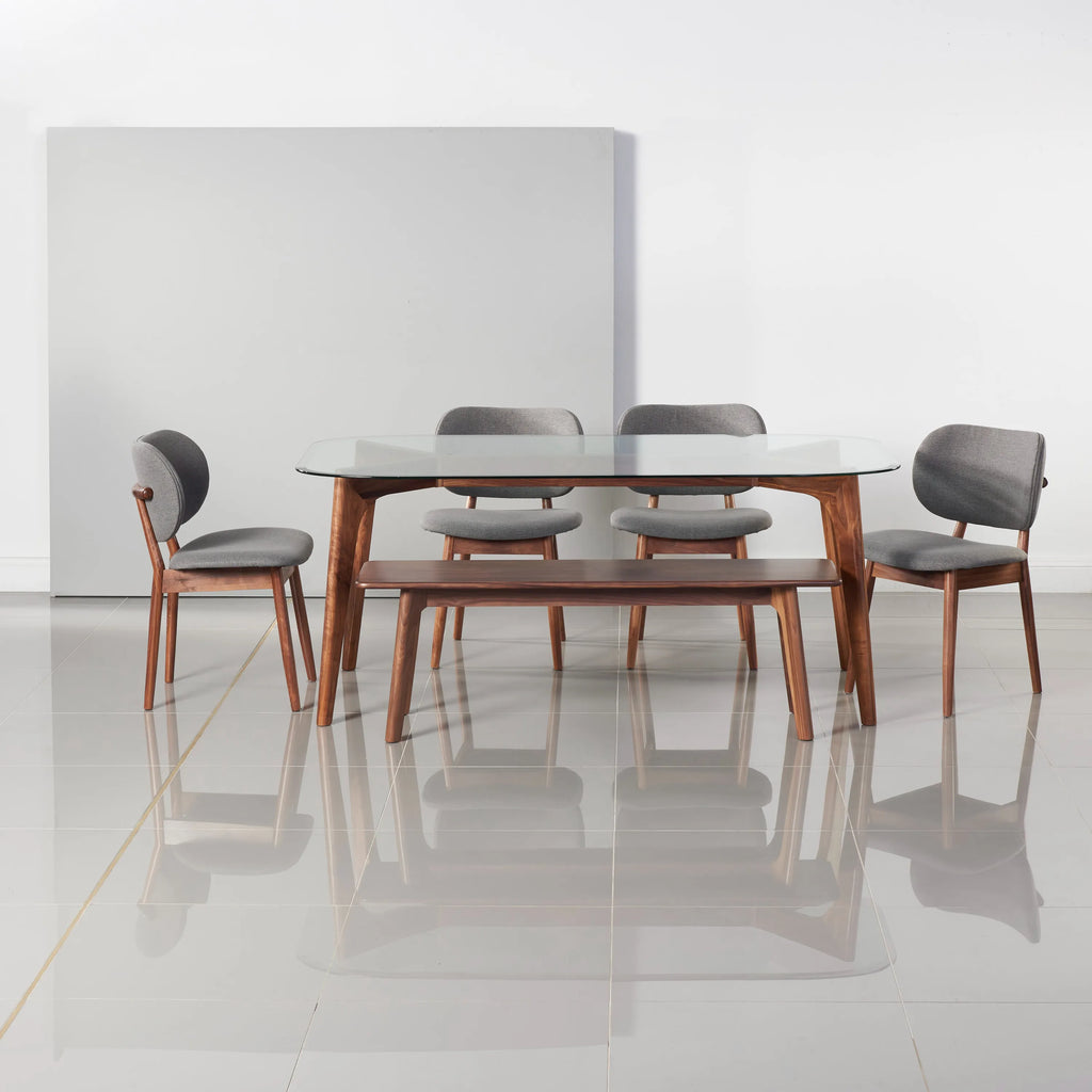 Magnus Bench 140 x 35cm Solid American Walnut