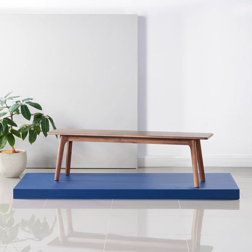 Magnus Bench 160 x 35cm Solid American Walnut