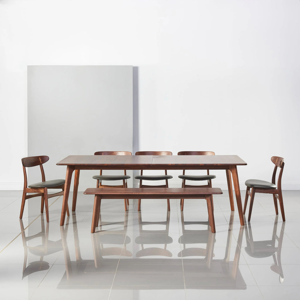 Magnus Bench 160 x 35cm Solid American Walnut