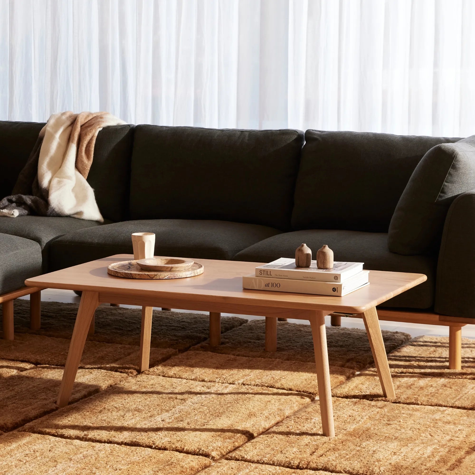 Magnus Coffee Table 120 x 70cm Solid American Oak