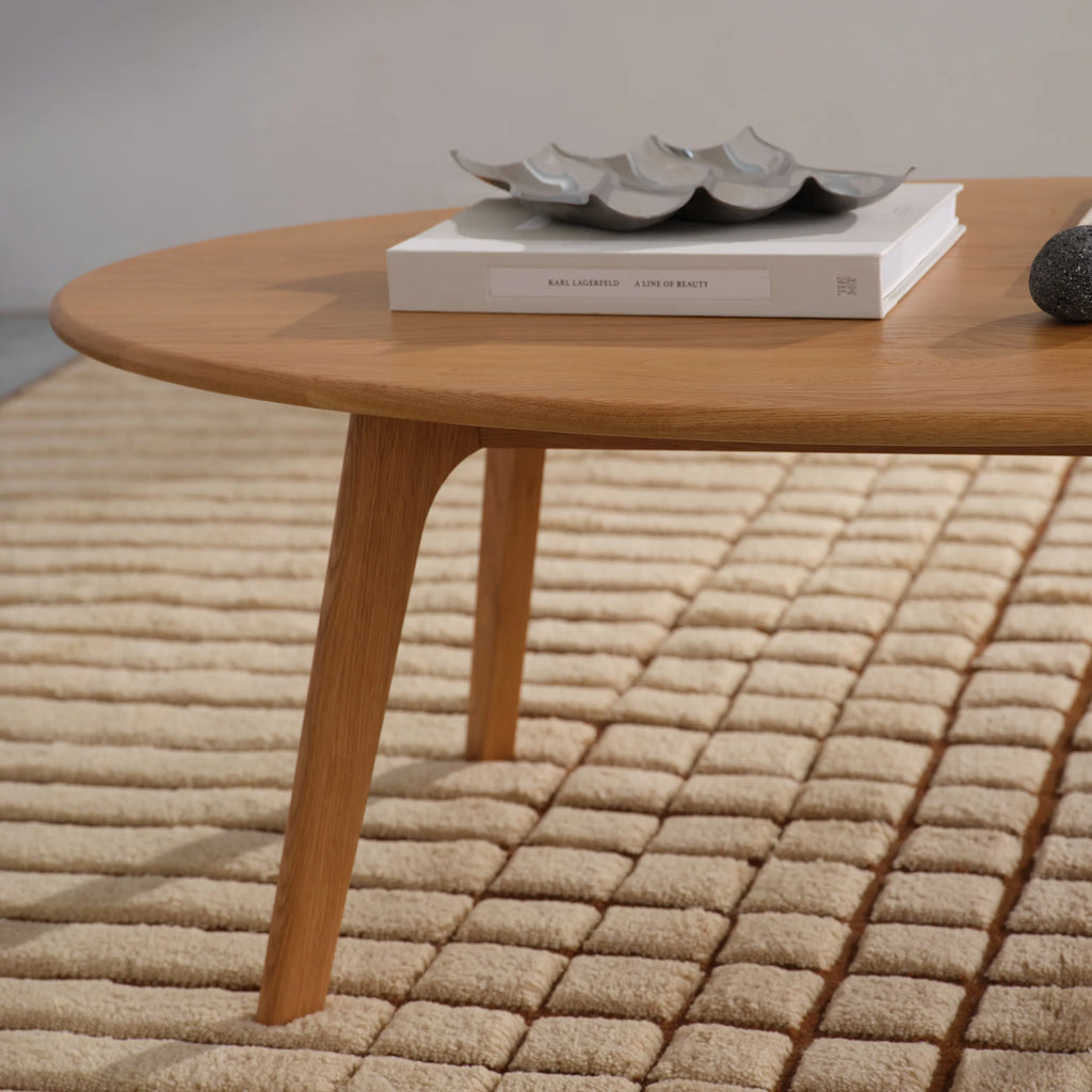 Magnus Coffee Table Oval 120 x 65cm Solid American Oak