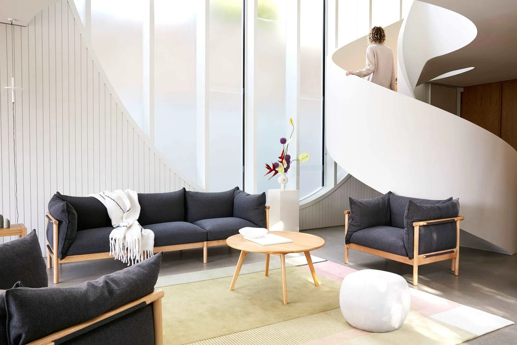 Magnus Coffee Table Round 90cm Diameter Solid American Oak