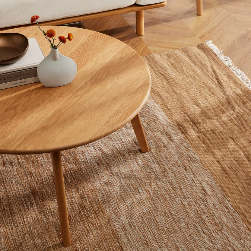 Magnus Coffee Table Round 90cm Diameter Solid American Oak