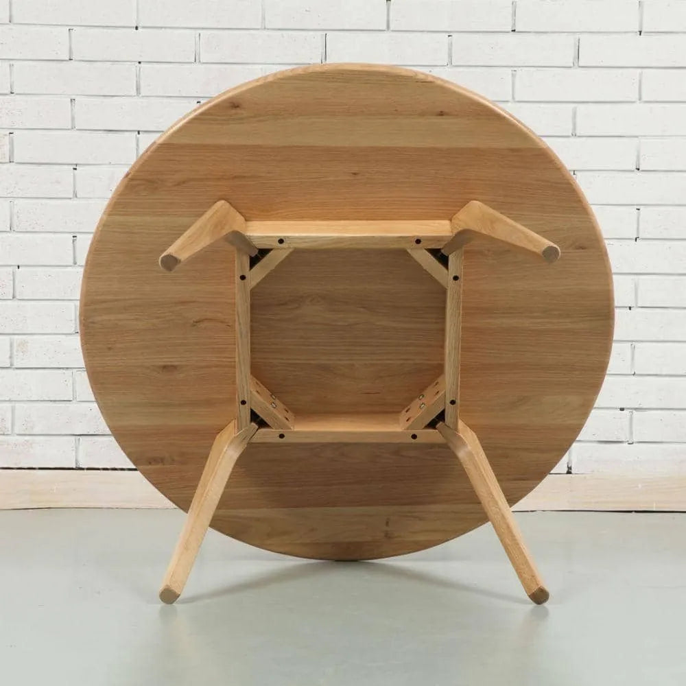 Magnus Coffee Table Round 90cm Diameter Solid American Oak
