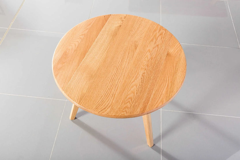 Magnus Coffee Table Round 90cm Diameter Solid American Oak