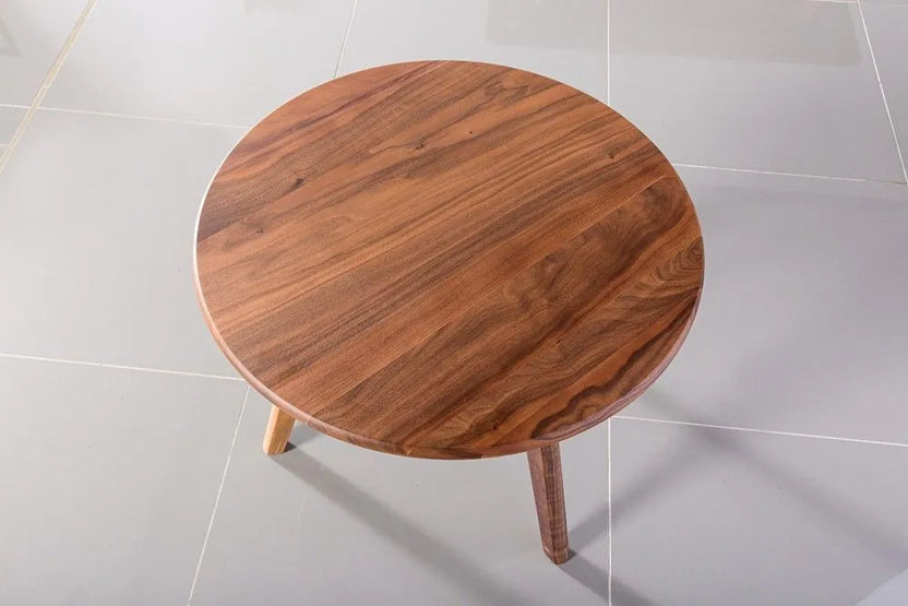 Magnus Coffee Table Round 90cm Diameter Solid American Walnut