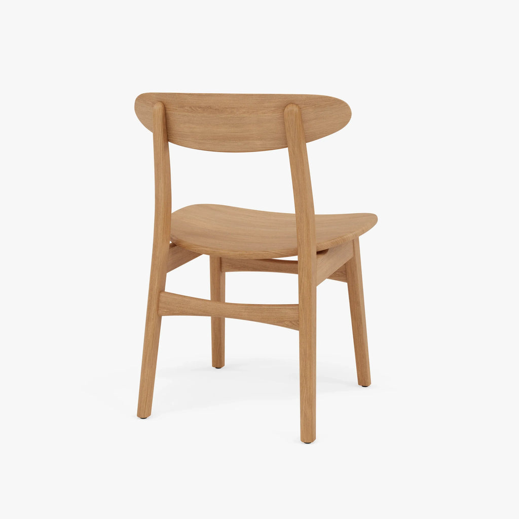 Magnus Dining Chair Solid Seat Solid American Oak
