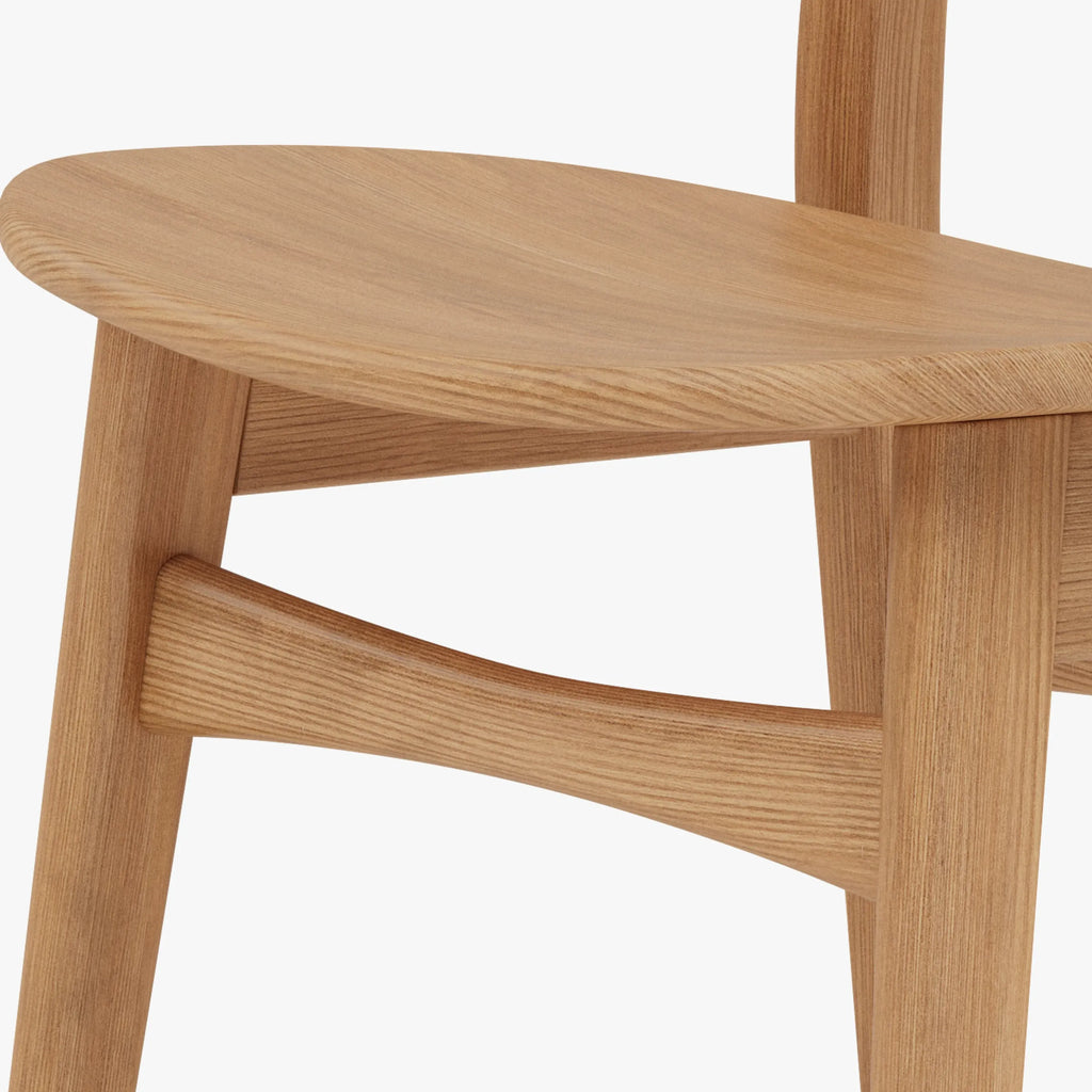 Magnus Dining Chair Solid Seat Solid American Oak