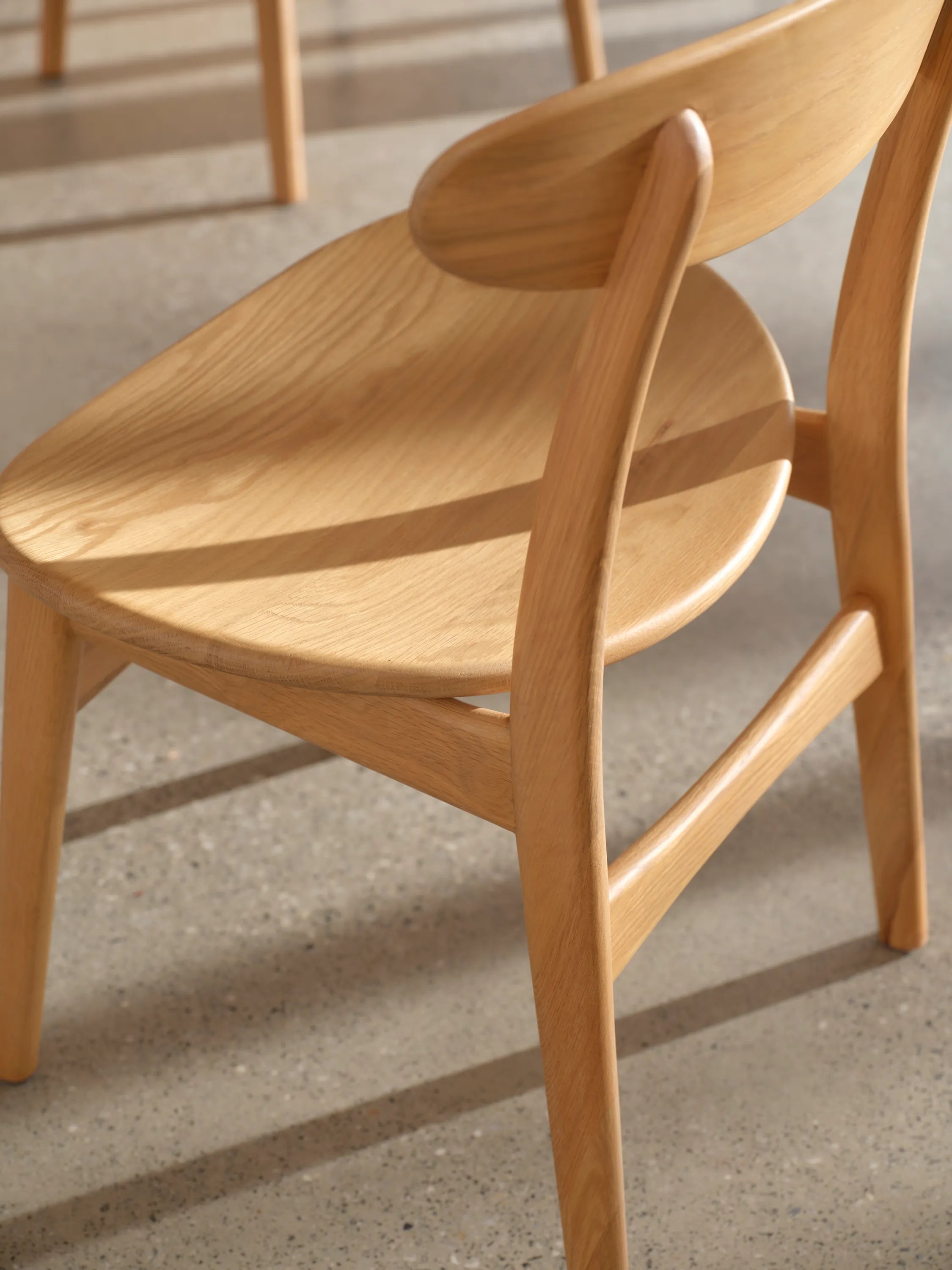Magnus Dining Chair Solid Seat Solid American Oak