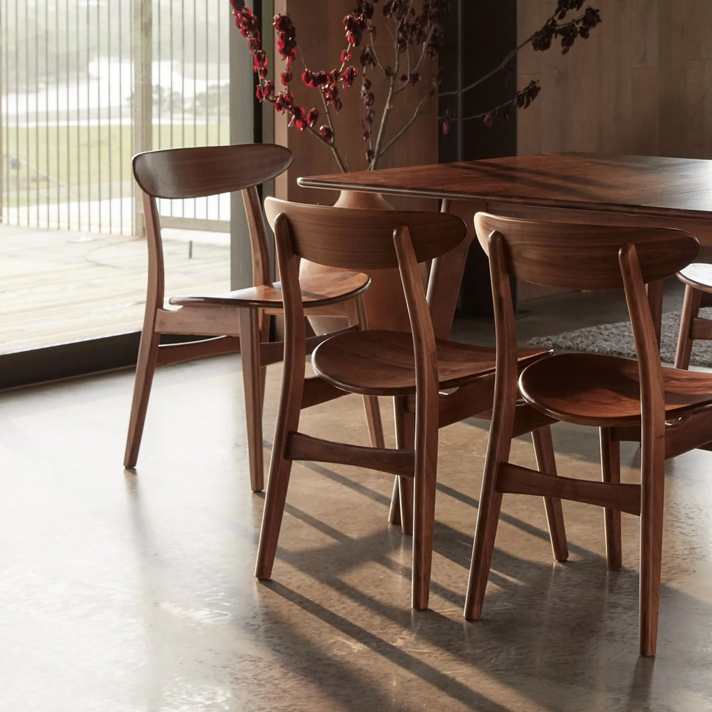 Magnus Dining Chair Solid Seat Solid American Walnut