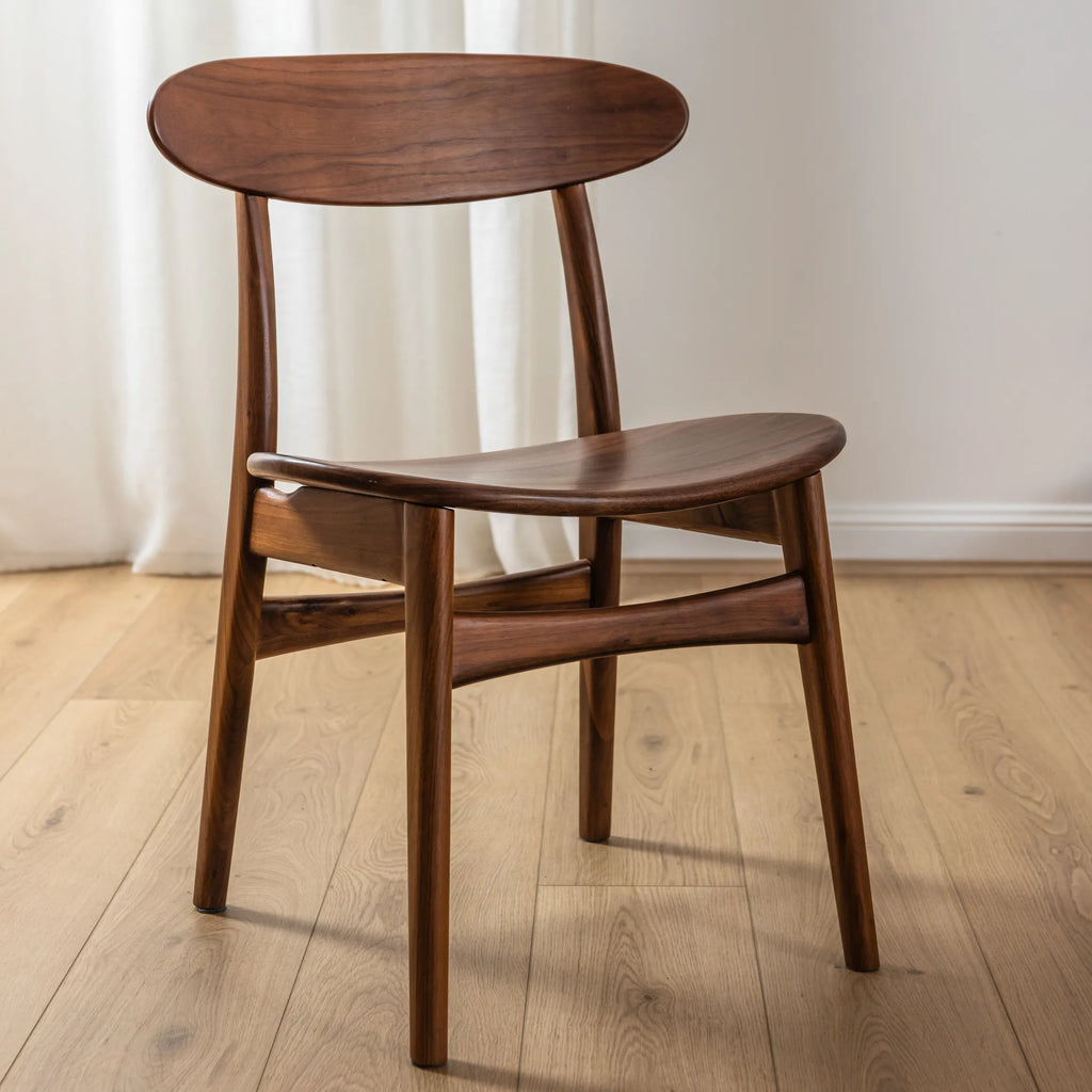 Magnus Dining Chair Solid Seat Solid American Walnut