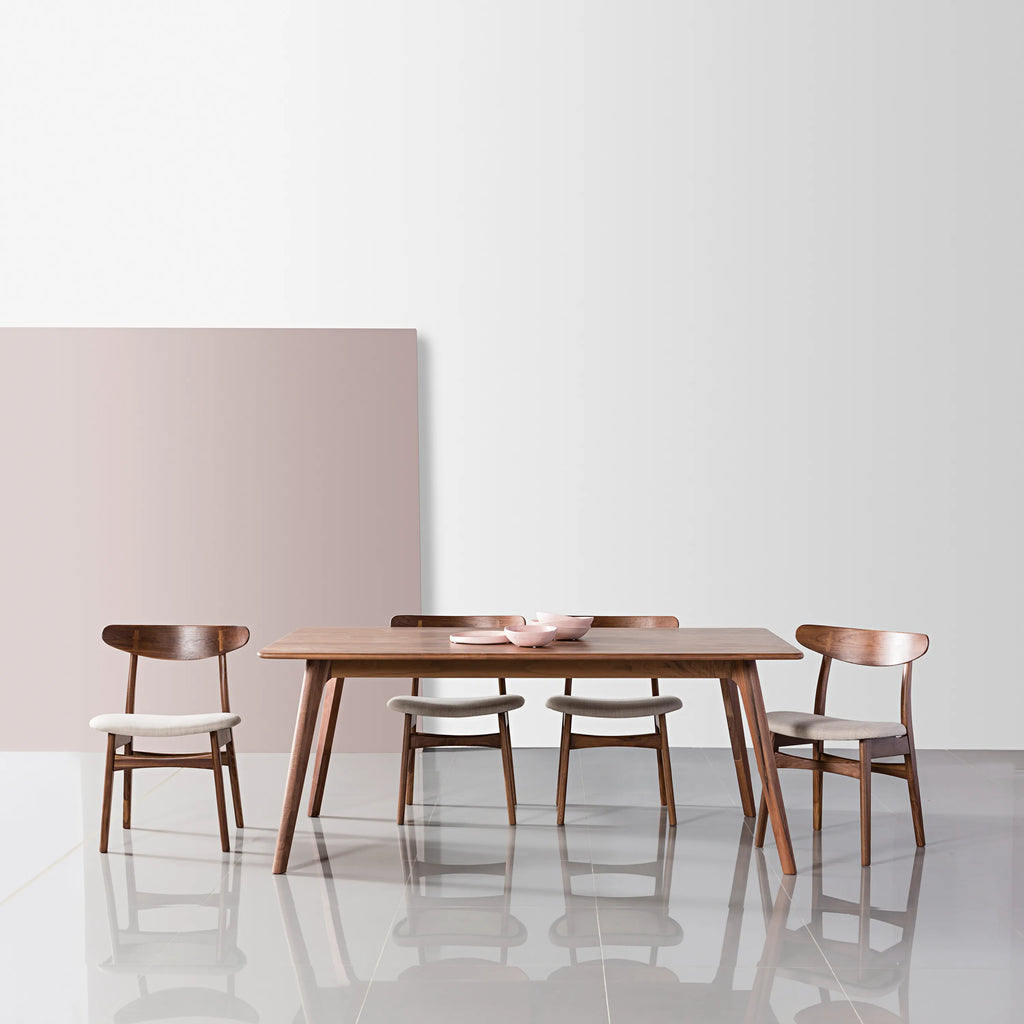 Magnus Dining Table 160 x 90cm Solid American Walnut