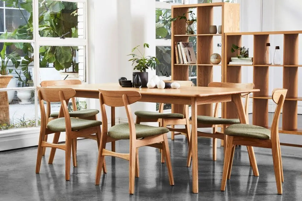 Magnus Dining Table 180 x 90cm Solid American Oak