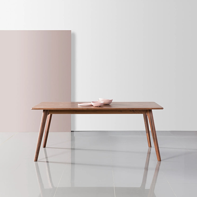 Magnus Dining Table 180 x 90cm Solid American Walnut