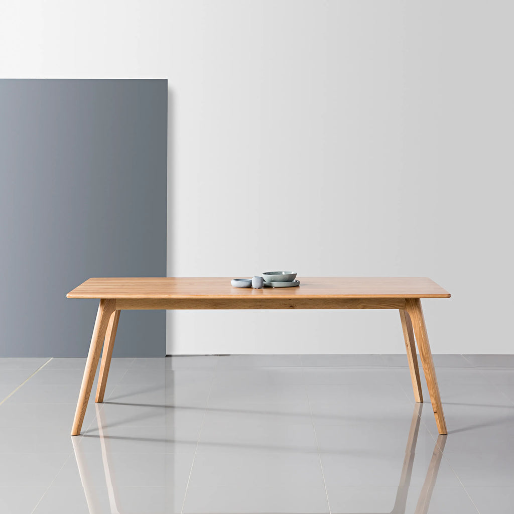 Magnus Dining Table 200 x 100cm Solid American Oak