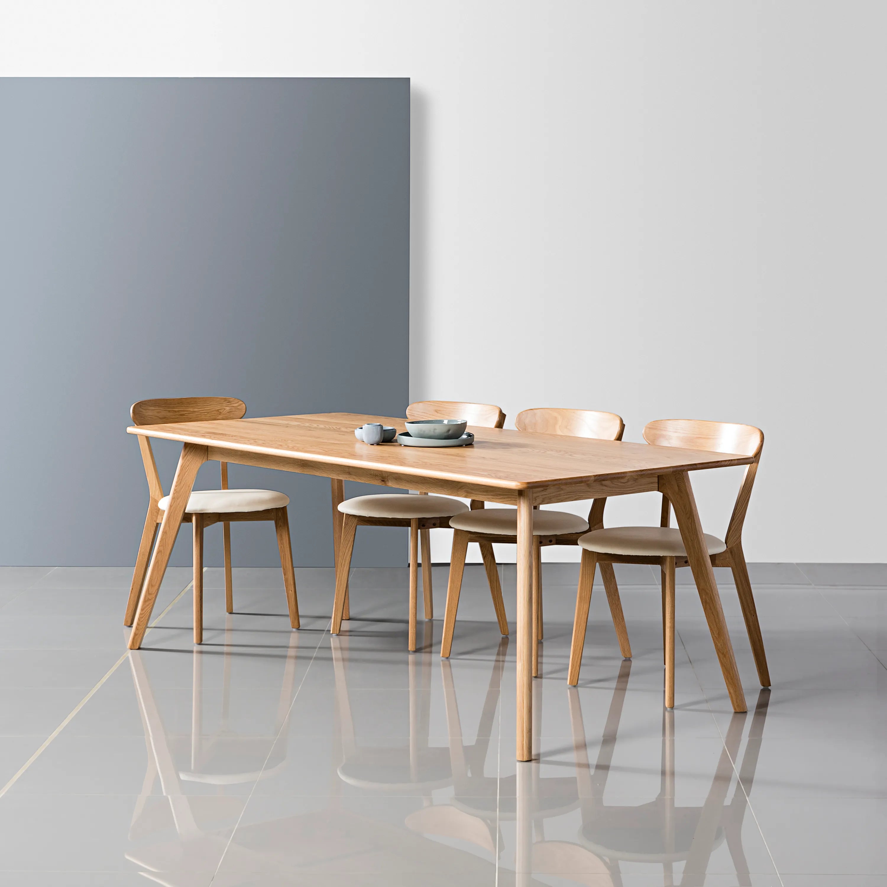 Magnus Dining Table 200 x 100cm Solid American Oak