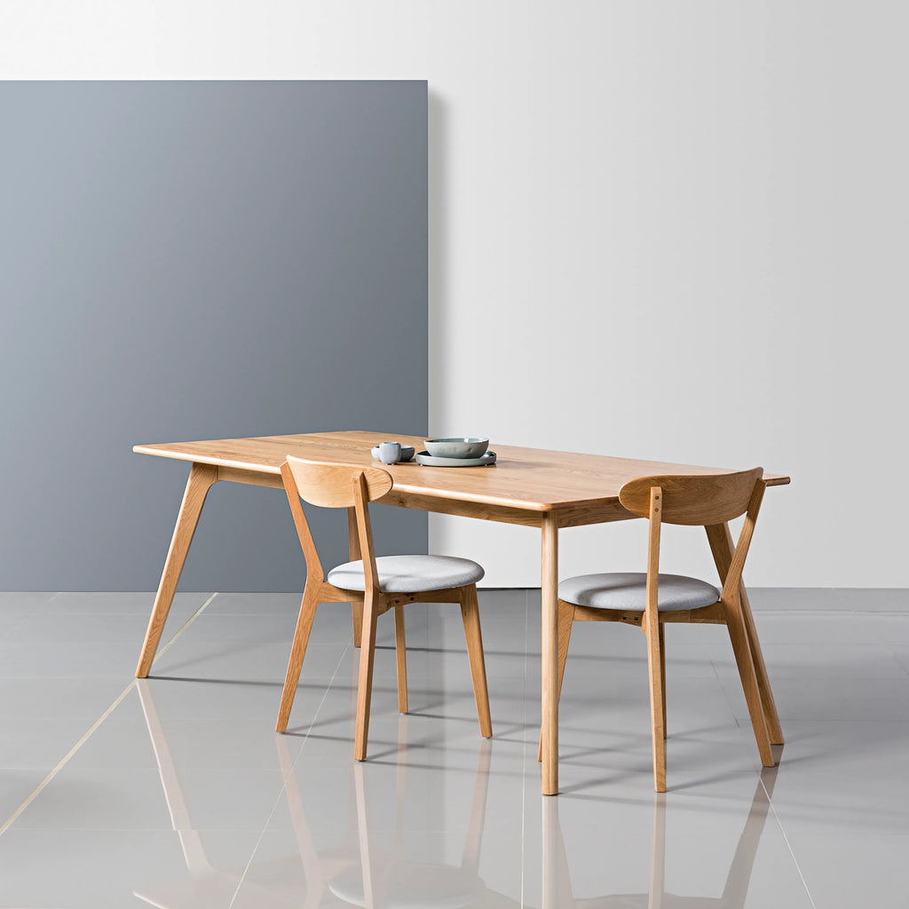 Magnus Dining Table 200 x 100cm Solid American Oak