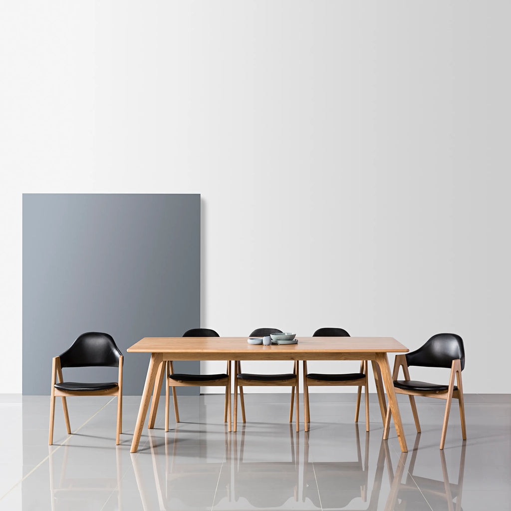 Magnus Dining Table 200 x 100cm Solid American Oak