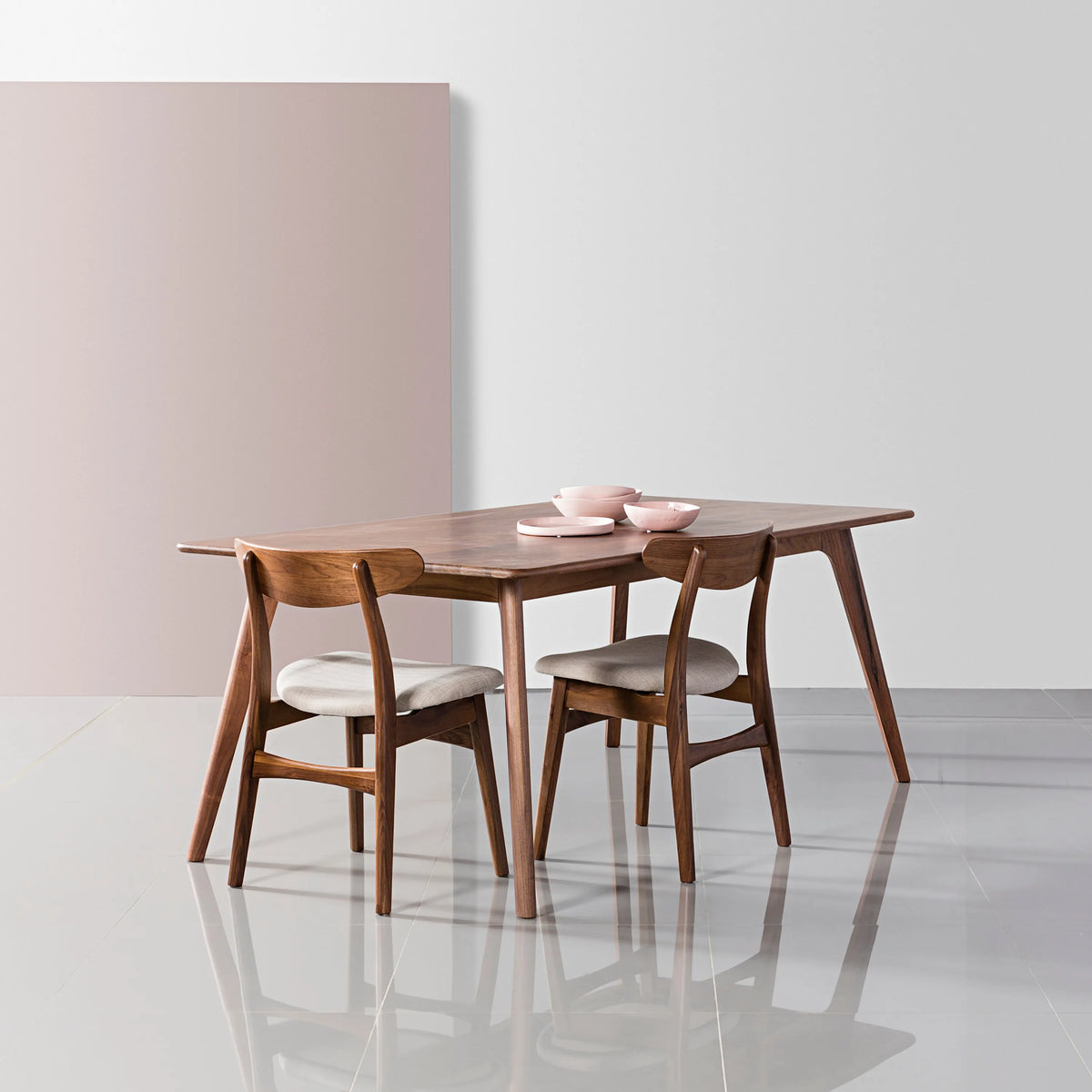 Magnus Dining Table 200 x 100cm Solid American Walnut