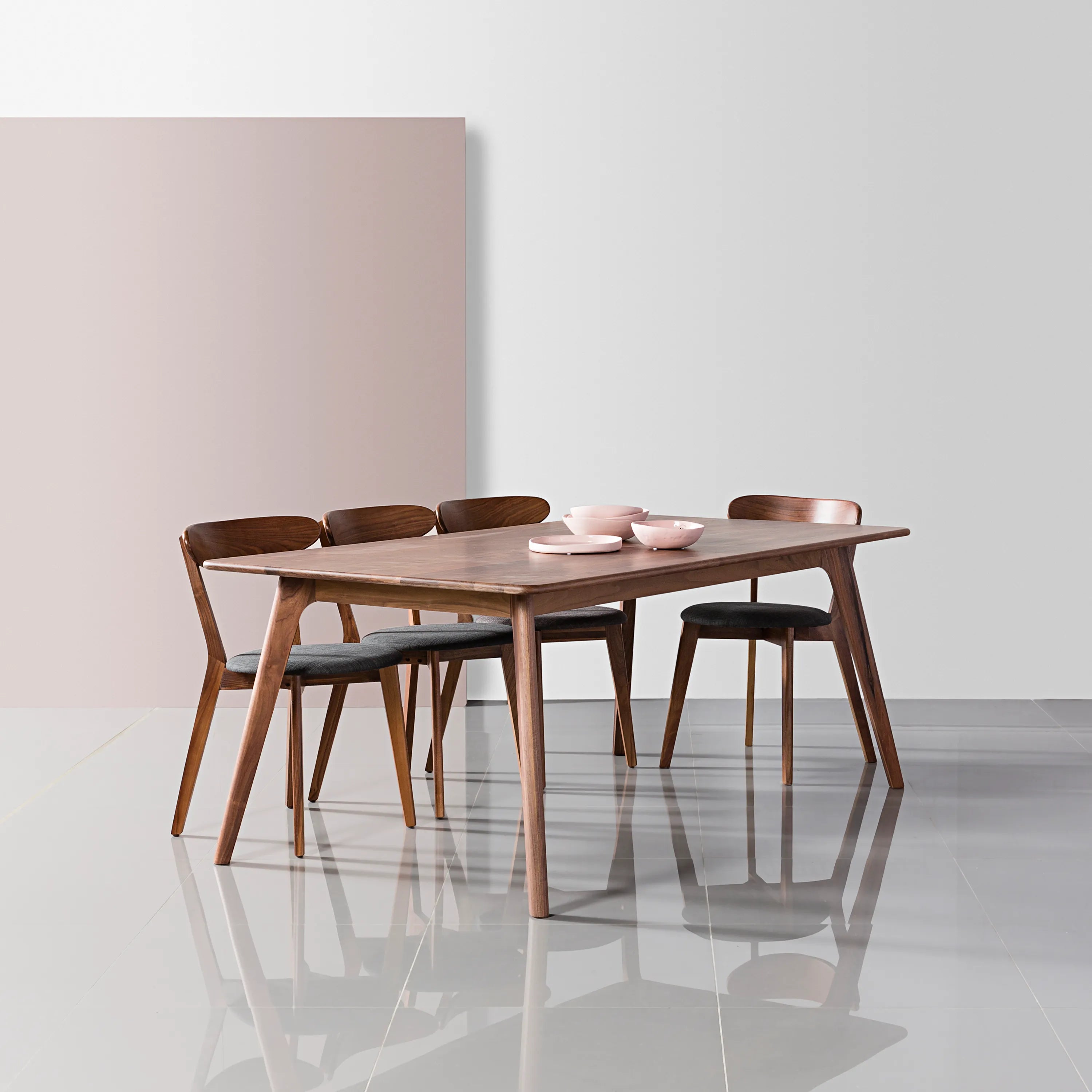 Magnus Dining Table 200 x 100cm Solid American Walnut