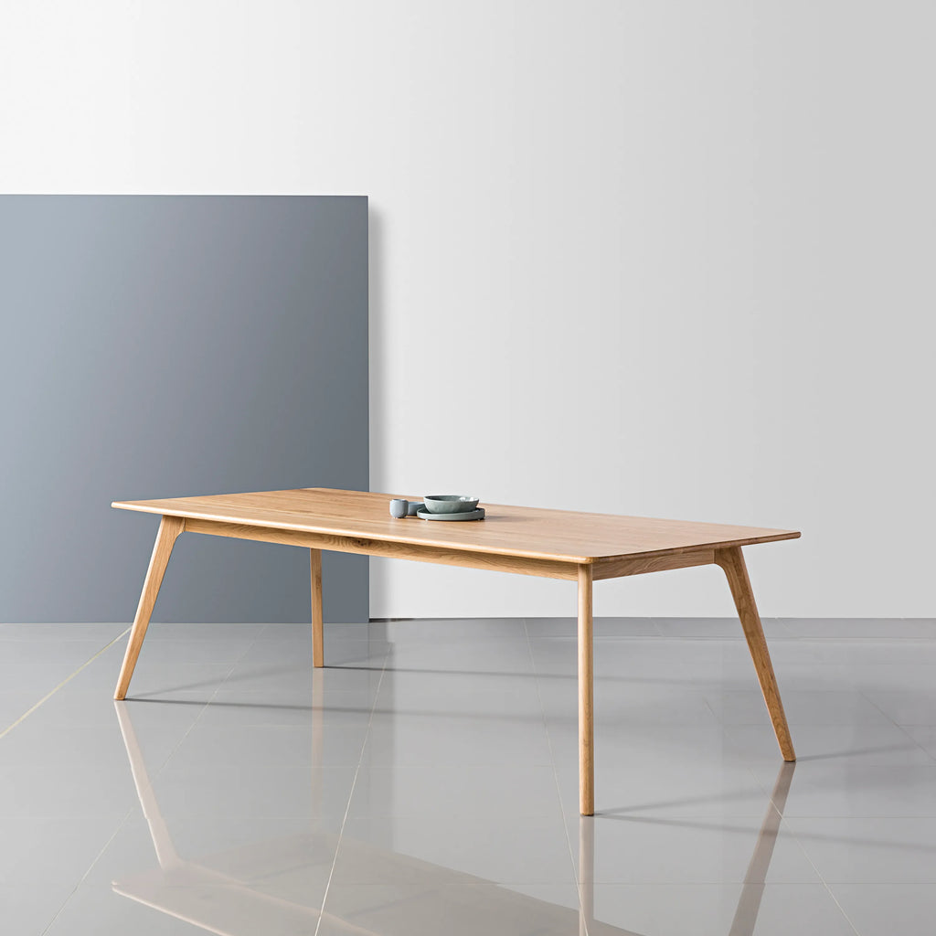 Magnus Dining Table 240 x 100cm Solid American Oak