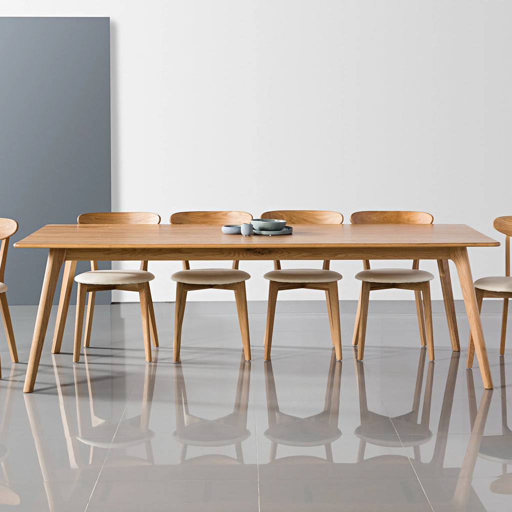 Magnus Dining Table 240 x 100cm Solid American Oak